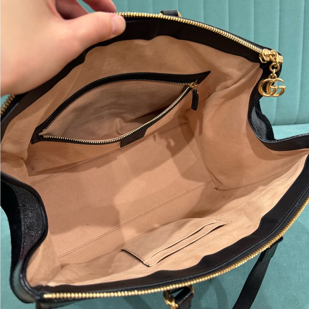 Gucci Suede Medium Ophidia Tote / 524537 I Includes strap and dust bag I - Picture 8 of 11